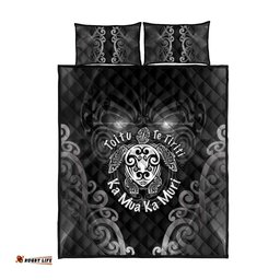 Aotearoa Toitu Te Tiriti Quilt Bed Set Ka Mua Ka Muri LT05