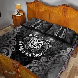 Aotearoa Toitu Te Tiriti Quilt Bed Set Ka Mua Ka Muri LT05