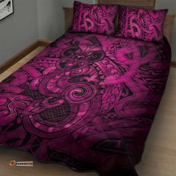 Aotearoa Maori Hei Tiki Quilt Bed Set Mawhero Kowhaiwhai Puhoro Motif LT9