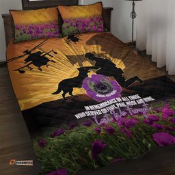 Animal War Heroes Australia ANZAC Day Quilt Bed Set We Will Always Remember Them LT14
