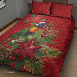 Aussie Rainbow lorikeet Quilt Bed Set Aboriginal Inspired Christmas LT9