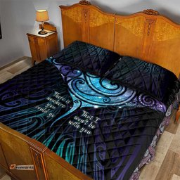 Aotearoa Maori Te Whai Rahi Quilt Bed Set Tala - Nowhere You Could Go That I Won't Be With You LT7
