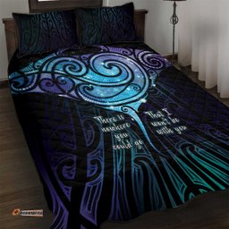 Aotearoa Maori Te Whai Rahi Quilt Bed Set Tala - Nowhere You Could Go That I Won't Be With You LT7