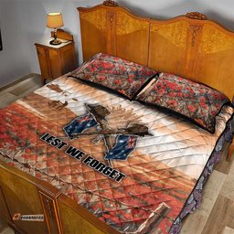 ANZAC Day Quilt Bed Set Commemorative Soldier Tribute DT05