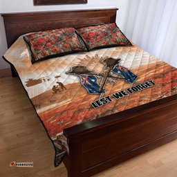 ANZAC Day Quilt Bed Set Commemorative Soldier Tribute DT05