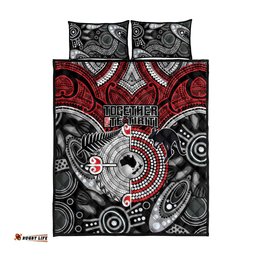 Aotearoa and Australia Quilt Bed Set New Zealand Honour The Treaty Ake!Ake!Ake! LT9