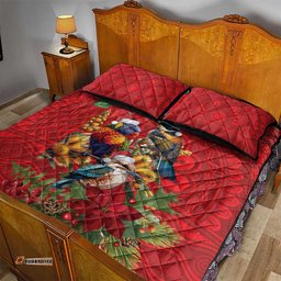 Aussie Native Bird Quilt Bed Set Aboriginal Inspired Christmas LT9