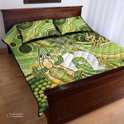 2026 NAIDOC Week 50 Years Deadly Quilt Bed Set Flows of Time LT7