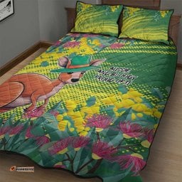 Aussie and Bloody Proud of It Quilt Bed Set Happy Australia Day LT9