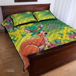 Aussie and Bloody Proud of It Quilt Bed Set Happy Australia Day LT9