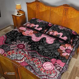 Australia NAIDOC Week 2026 Quilt Bed Set Aboriginal Contemporary Art LT7