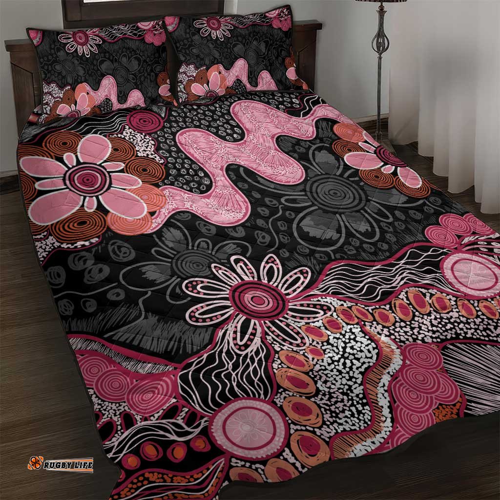 Australia NAIDOC Week 2026 Quilt Bed Set Aboriginal Contemporary Art LT7