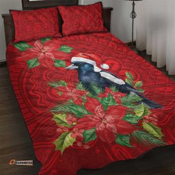 Australian Magpie Quilt Bed Set Aboriginal Inspired Christmas LT9