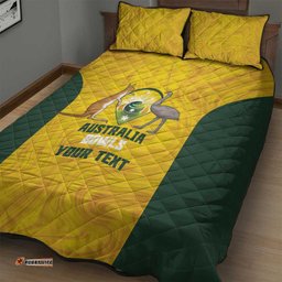 Custom Bowls Australia Quilt Bed Set Marble National Color LT14