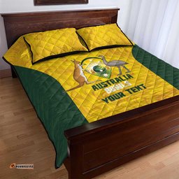 Custom Bowls Australia Quilt Bed Set Marble National Color LT14