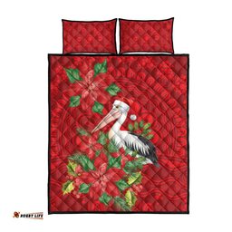 Australian Pelican Quilt Bed Set Aboriginal Inspired Christmas LT9
