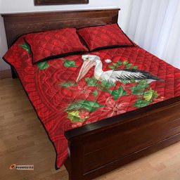 Australian Pelican Quilt Bed Set Aboriginal Inspired Christmas LT9