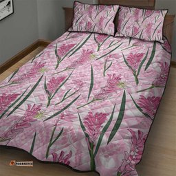 Australia Kangaroo Paws Quilt Bed Set Aussie Native Flowers Indigenous Art LT14