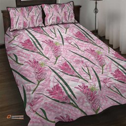 Australia Kangaroo Paws Quilt Bed Set Aussie Native Flowers Indigenous Art LT14