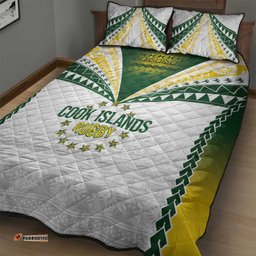 Cook Islands Rugby Quilt Bed Set Kuki's Aitu Champions LT7