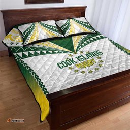 Cook Islands Rugby Quilt Bed Set Kuki's Aitu Champions LT7