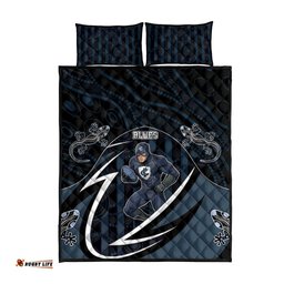 Carlton Navy Quilt Bed Set Captain With Aboriginal Art DT05