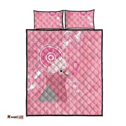 Australia Breast Cancer Awareness Quilt Bed Set Galah Faith Hope Love Pink Month LT14