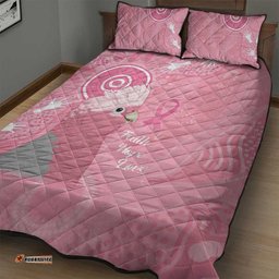 Australia Breast Cancer Awareness Quilt Bed Set Galah Faith Hope Love Pink Month LT14