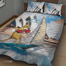 Australia Sailing Quilt Bed Set Life Is Better On A Boat LT14