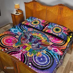Australia Indigenous Autism Awareness Quilt Bed Set Its Okay To Be Different LT05