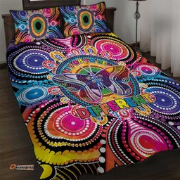 Australia Indigenous Autism Awareness Quilt Bed Set Its Okay To Be Different LT05