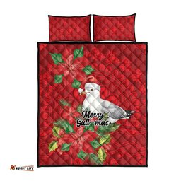 Australian Silver Gull Quilt Bed Set Aboriginal Inspired Christmas LT9
