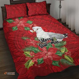 Australian Silver Gull Quilt Bed Set Aboriginal Inspired Christmas LT9