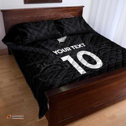 Custom Aotearoa Rugby Quilt Bed Set The Blacks-Sporty T90 Style LT03