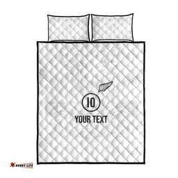 Custom New Zealand Football Quilt Bed Set The Whites-Sporty T90 Style LT03