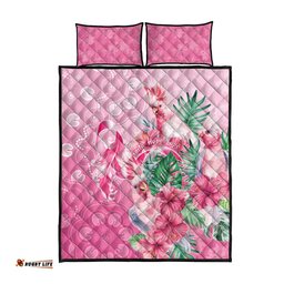 Australia Cockatoos Breast Cancer Quilt Bed Set Faith Hope Love LT05