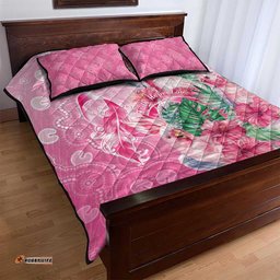 Australia Cockatoos Breast Cancer Quilt Bed Set Faith Hope Love LT05