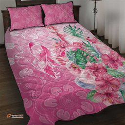 Australia Cockatoos Breast Cancer Quilt Bed Set Faith Hope Love LT05