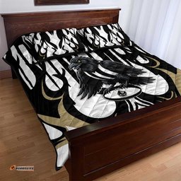 Collingwood Black Quilt Bed Set Unique Style DT05