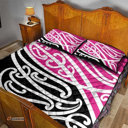 All Pink New Zealand Kowhai Ngutukak Quilt Bed Set LT9