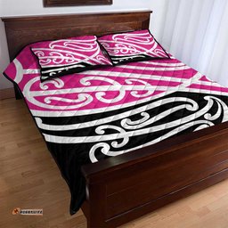All Pink New Zealand Kowhai Ngutukak Quilt Bed Set LT9
