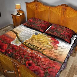 Australia Cockatoo ANZAC Day Quilt Bed Set Lest We Forget LT05