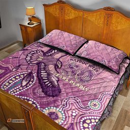 NAIDOC Week - 50 Years Deadly Quilt Bed Set Pastel Wings LT7