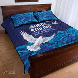 Bondi Beach Pray For Australia Quilt Bed Set LT9