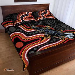 Indigenous Platypus Australia Quilt Bed Set Australian Aboriginal Art Proud LT14