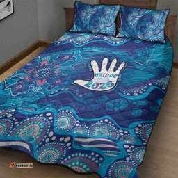 NAIDOC Week 2026 Quilt Bed Set Turtle Dream On The Waves DT05