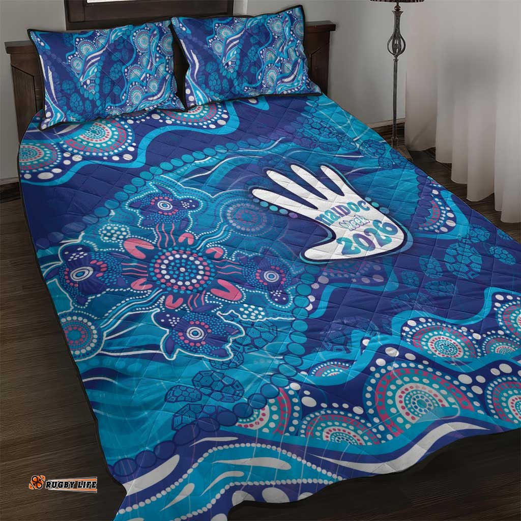 NAIDOC Week 2026 Quilt Bed Set Turtle Dream On The Waves DT05