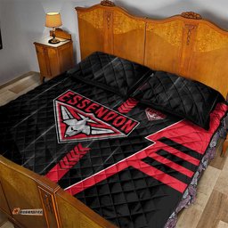 Essendon Bombers Quilt Bed Set Modern Geometric Sports Graphic Style TS04