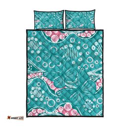 Australia Hereditary Cancer Awareness Quilt Bed Set Aboriginal Butterflies LT7
