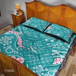 Australia Hereditary Cancer Awareness Quilt Bed Set Aboriginal Butterflies LT7